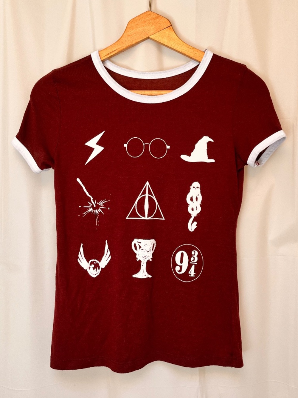 Harry Potter ringer t shirt small